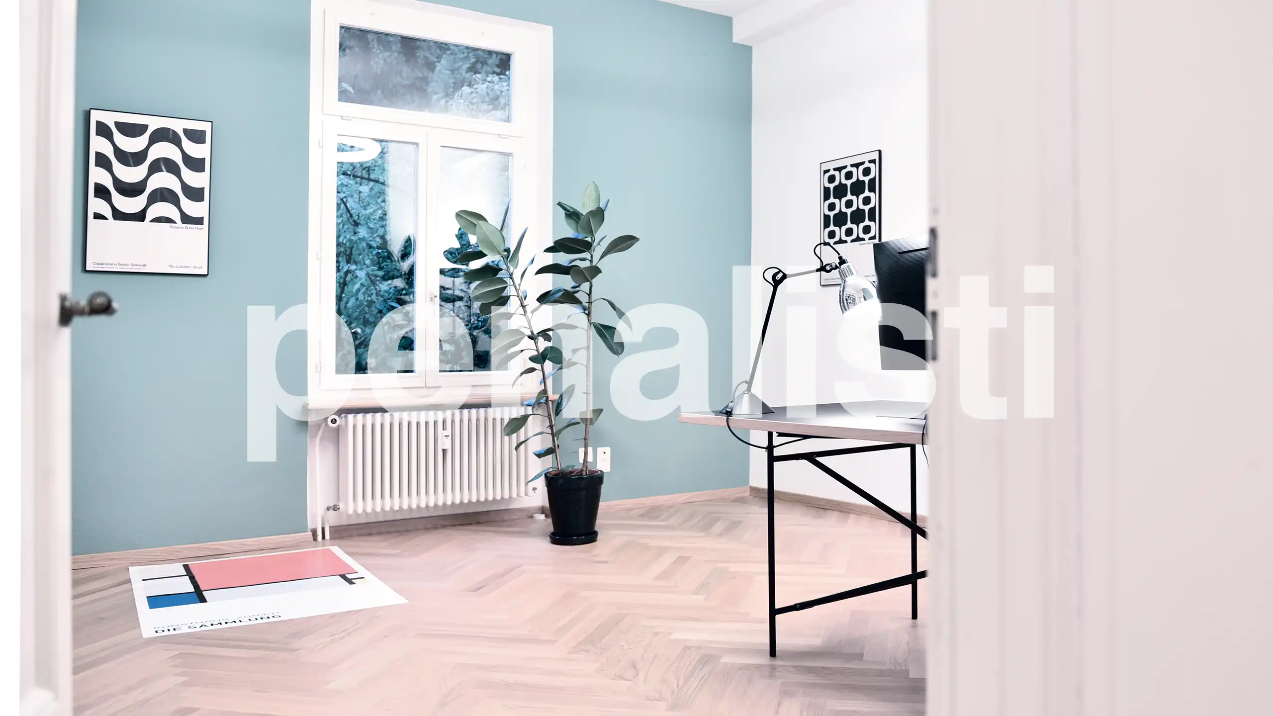Blick in ein penalisti Büro